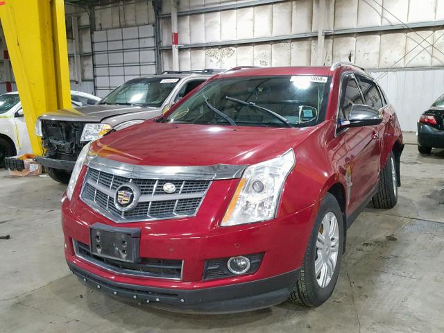 3GYFNDEY9BS617338 - 2011 CADILLAC SRX LUXURY RED photo 2