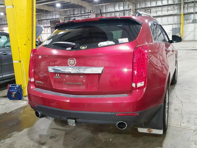 3GYFNDEY9BS617338 - 2011 CADILLAC SRX LUXURY RED photo 4