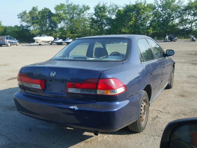 1HGCF86632A028864 - 2002 HONDA ACCORD VAL BLUE photo 4