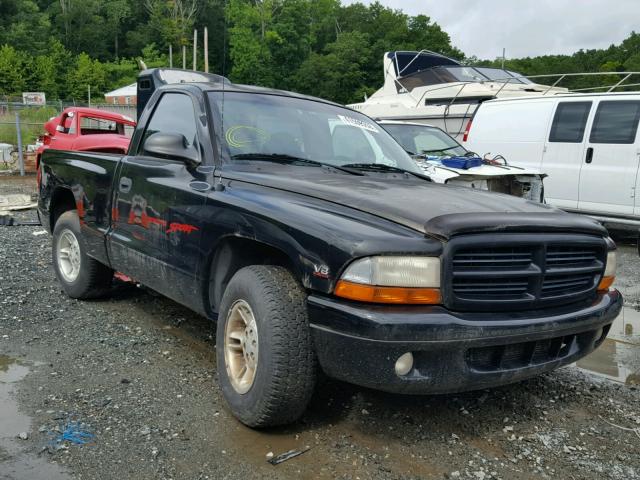 1B7FL26Y0XS293245 - 1999 DODGE DAKOTA BLACK photo 1