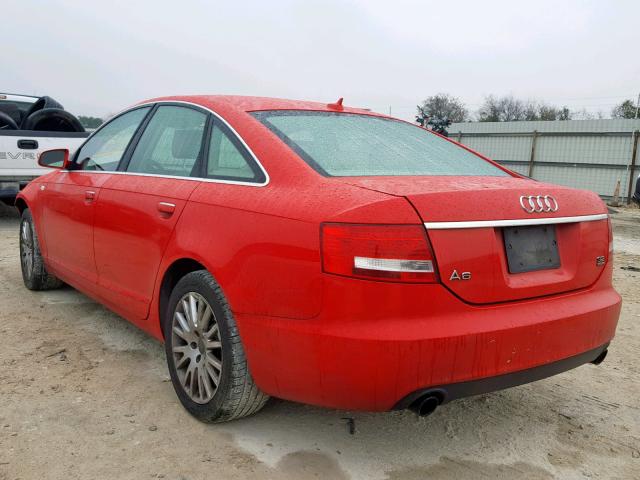 WAUDH74F57N058679 - 2007 AUDI A6 3.2 QUA RED photo 3