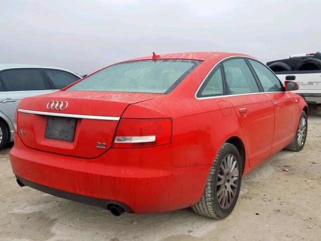 WAUDH74F57N058679 - 2007 AUDI A6 3.2 QUA RED photo 4