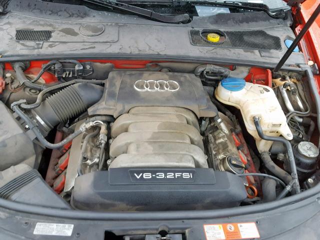 WAUDH74F57N058679 - 2007 AUDI A6 3.2 QUA RED photo 7