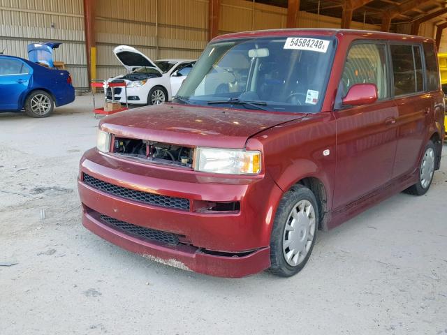 JTLKT324164067682 - 2006 TOYOTA SCION XB Марун фото 2
