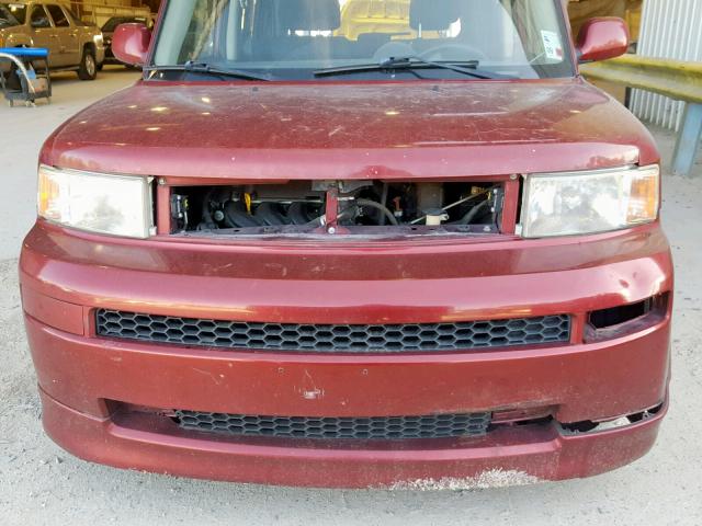 JTLKT324164067682 - 2006 TOYOTA SCION XB Марун фото 9
