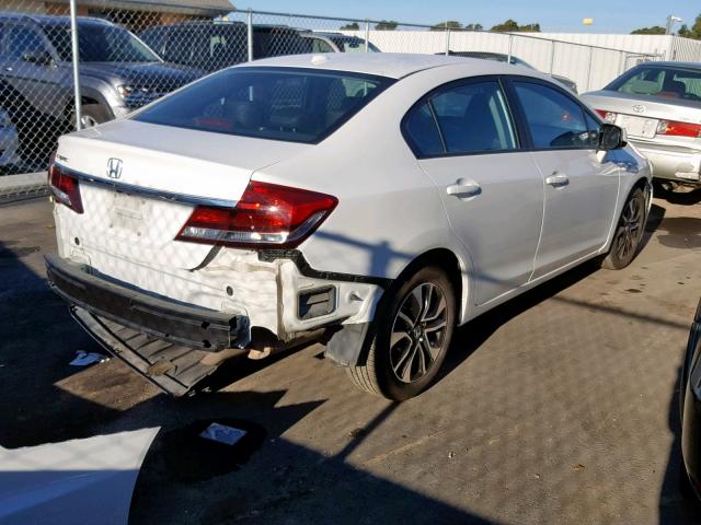 19XFB2F93DE279379 - 2013 HONDA CIVIC EXL WHITE photo 4