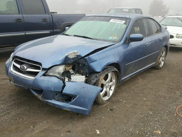 4S3BL616987212825 - 2008 SUBARU LEGACY 2.5 BLUE photo 2