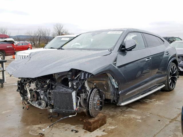 ZPBUA1ZL3KLA00862 - 2019 LAMBORGHINI URUS GRAY photo 2