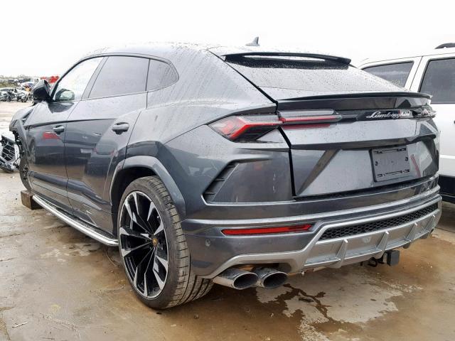 ZPBUA1ZL3KLA00862 - 2019 LAMBORGHINI URUS GRAY photo 3