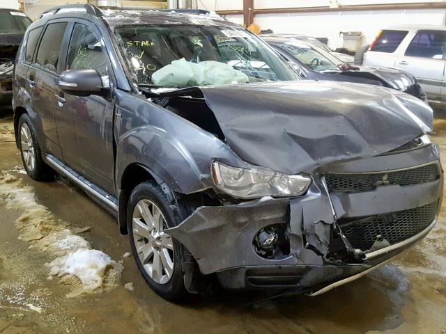 JA4JT5AX6CU609296 - 2012 MITSUBISHI OUTLANDER GRAY photo 1