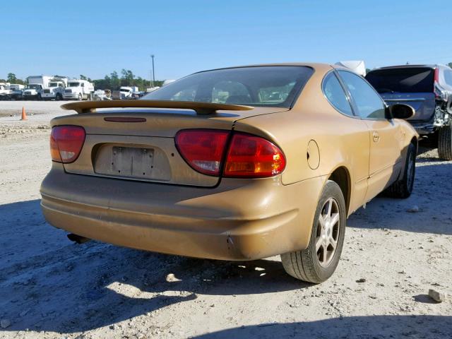 1G3NF12E31C176592 - 2001 OLDSMOBILE ALERO GLS GOLD photo 4