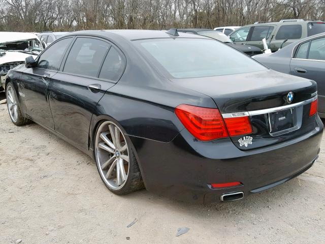 WBAKB83569CY60955 - 2009 BMW 750 LI BLACK photo 3