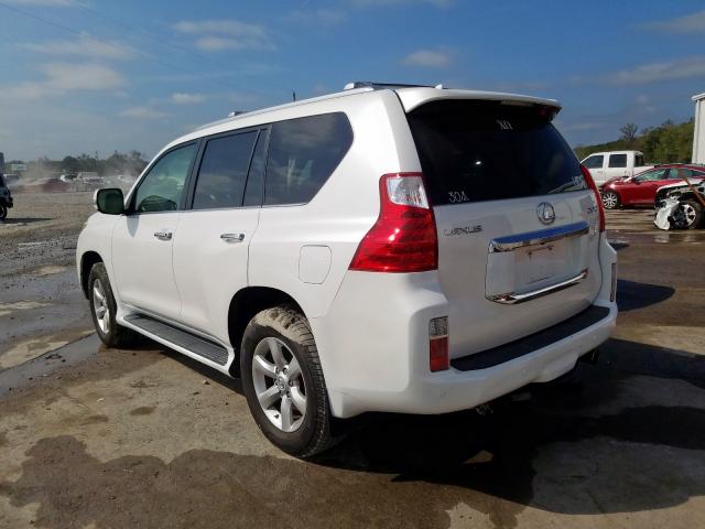 JTJBM7FX3A5002997 - 2010 LEXUS GX WHITE photo 3