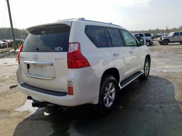 JTJBM7FX3A5002997 - 2010 LEXUS GX WHITE photo 4