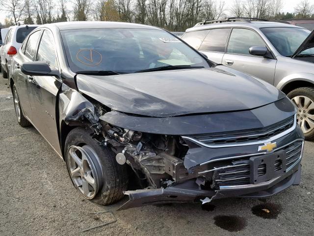 1G1ZB5ST5GF254230 - 2016 CHEVROLET MALIBU LS BLACK photo 1