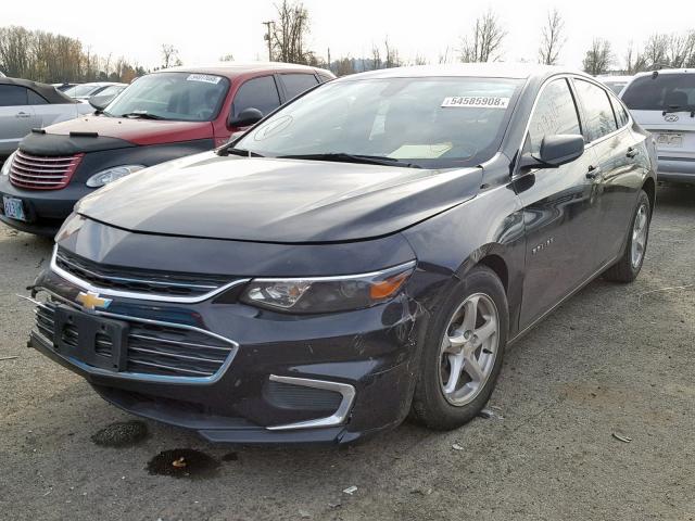 1G1ZB5ST5GF254230 - 2016 CHEVROLET MALIBU LS BLACK photo 2