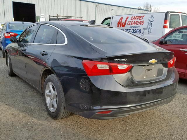 1G1ZB5ST5GF254230 - 2016 CHEVROLET MALIBU LS BLACK photo 3