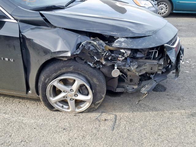 1G1ZB5ST5GF254230 - 2016 CHEVROLET MALIBU LS BLACK photo 9