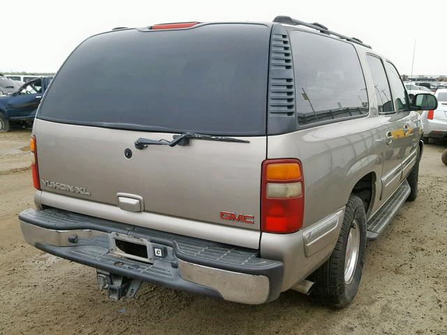 3GKFK16T72G252715 - 2002 GMC YUKON XL K TAN photo 4