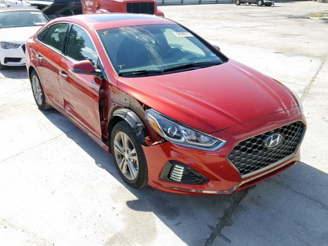 5NPE34AFXJH597850 - 2018 HYUNDAI SONATA SPO RED photo 1