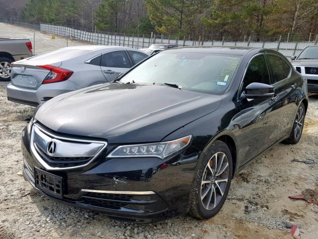 19UUB2F51FA002838 - 2015 ACURA TLX TECH შავი ფოტო 2