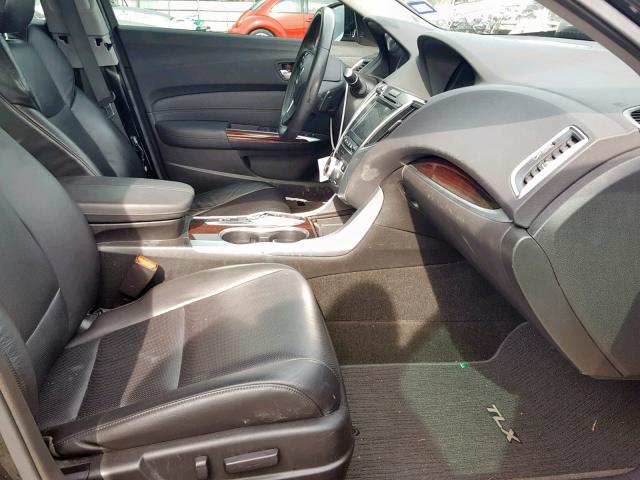 19UUB2F51FA002838 - 2015 ACURA TLX TECH შავი ფოტო 5