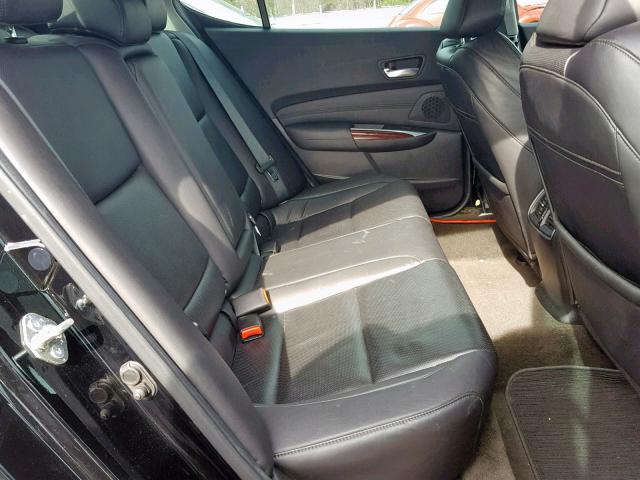 19UUB2F51FA002838 - 2015 ACURA TLX TECH შავი ფოტო 6
