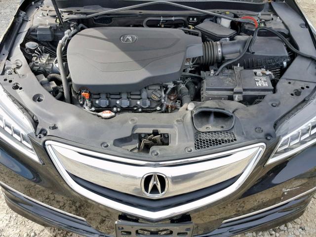 19UUB2F51FA002838 - 2015 ACURA TLX TECH შავი ფოტო 7