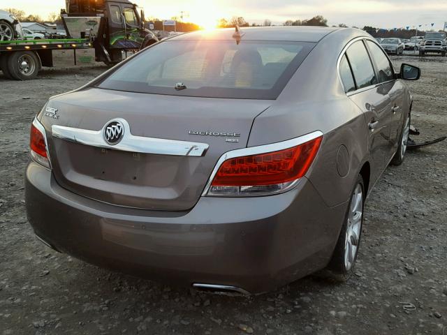 1G4GE5GV7AF291573 - 2010 BUICK LACROSSE C GRAY photo 4