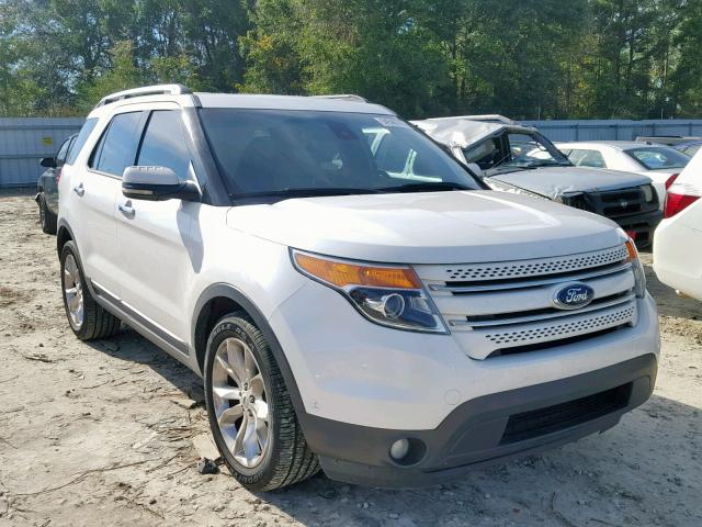 1FM5K7F84DGA52990 - 2013 FORD EXPLORER L WHITE photo 1