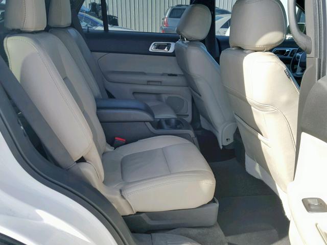 1FM5K7F84DGA52990 - 2013 FORD EXPLORER L WHITE photo 6