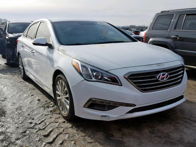 5NPE34AF1FH203627 - 2015 HYUNDAI SONATA SPO WHITE photo 1