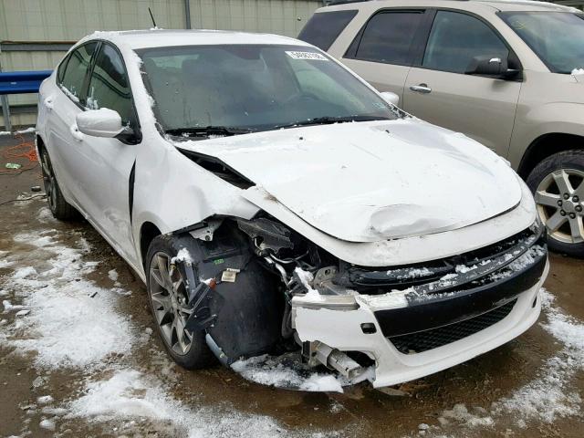 1C3CDFBBXFD123605 - 2015 DODGE DART SXT WHITE photo 1