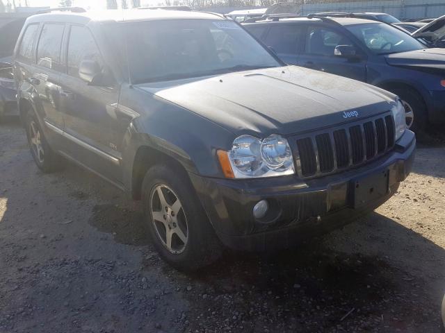 1J8HS48N26C260629 - 2006 JEEP GRAND CHER BLACK photo 1