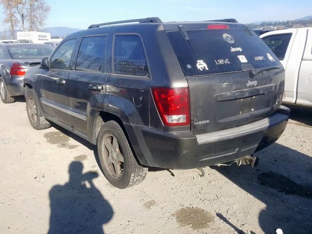 1J8HS48N26C260629 - 2006 JEEP GRAND CHER BLACK photo 3