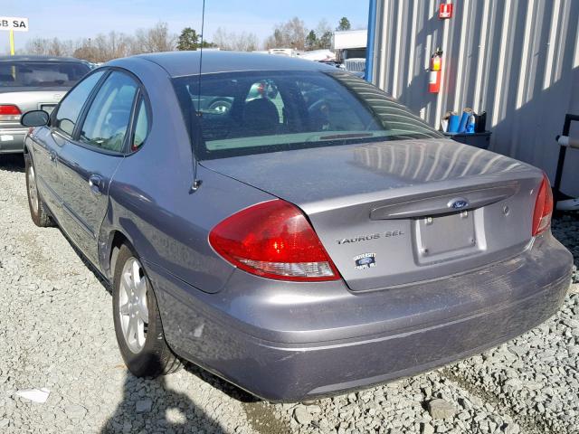 1FAFP56U27A163269 - 2007 FORD TAURUS SEL GRAY photo 3