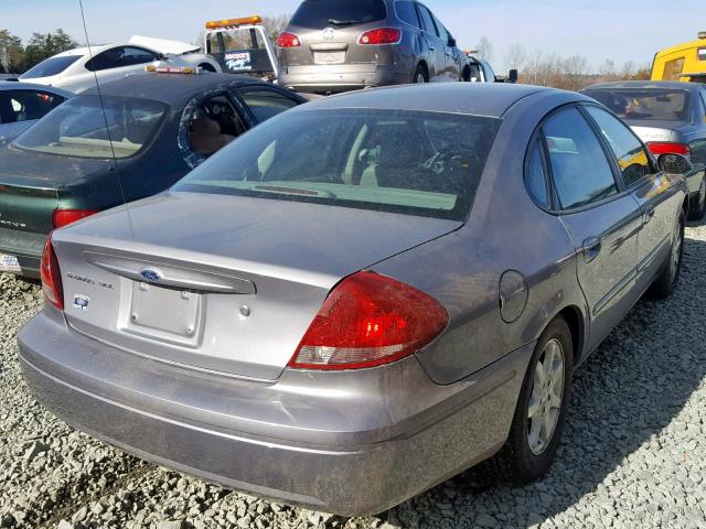 1FAFP56U27A163269 - 2007 FORD TAURUS SEL GRAY photo 4