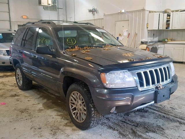 1J4GW58J24C339915 - 2004 JEEP GRAND CHER GRAY photo 1