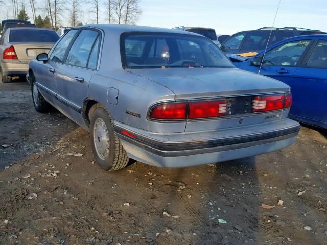 1G4HP52L6SH424897 - 1995 BUICK LESABRE CU BLUE photo 3