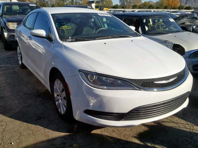 1C3CCCFB8FN560668 - 2015 CHRYSLER 200 LX WHITE photo 1