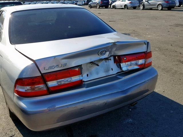 JT8BF28G210335829 - 2001 LEXUS ES 300 SILVER photo 9