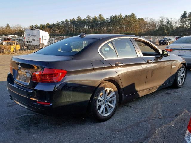 WBA5A7C5XED613713 - 2014 BMW 528 XI BLACK photo 4