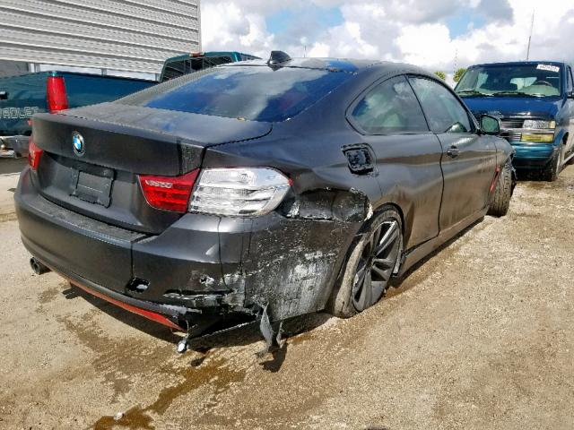 WBA3N9C56EF720852 - 2014 BMW 428 XI BLACK photo 4