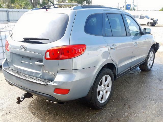 5NMSH73E89H292544 - 2009 HYUNDAI SANTA FE S GRAY photo 4