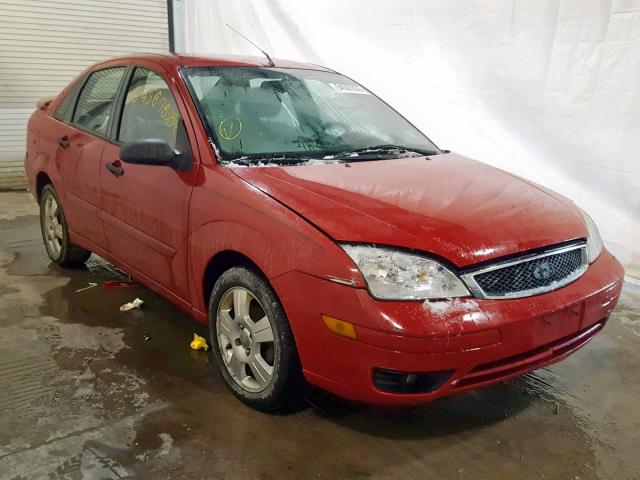 1FAHP34N47W328010 - 2007 FORD FOCUS ZX4 RED photo 9