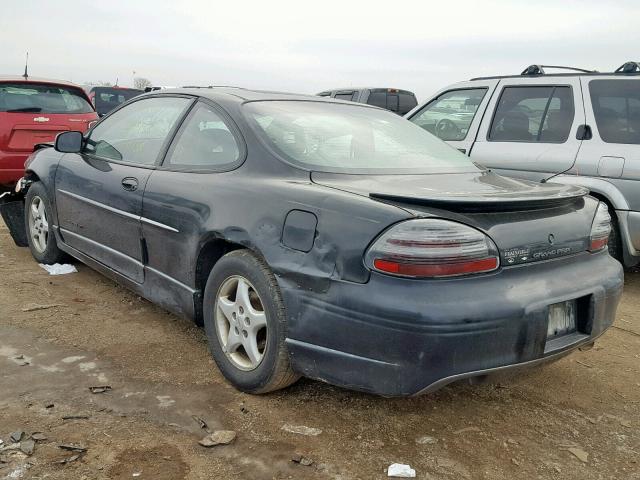 1G2WP12K4VF300319 - 1997 PONTIAC GRAND PRIX BLACK photo 3