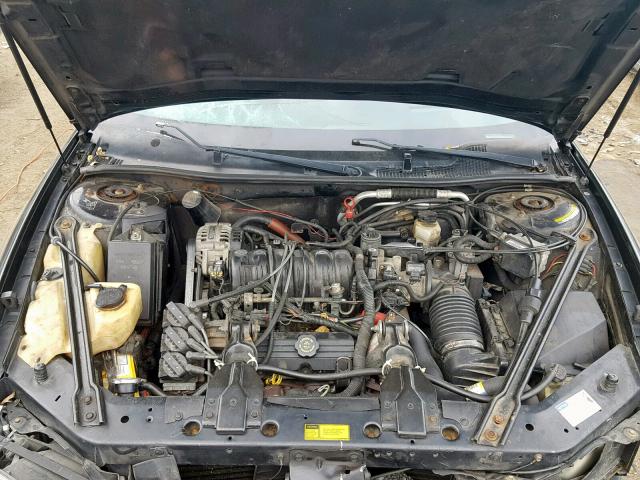 1G2WP12K4VF300319 - 1997 PONTIAC GRAND PRIX BLACK photo 7