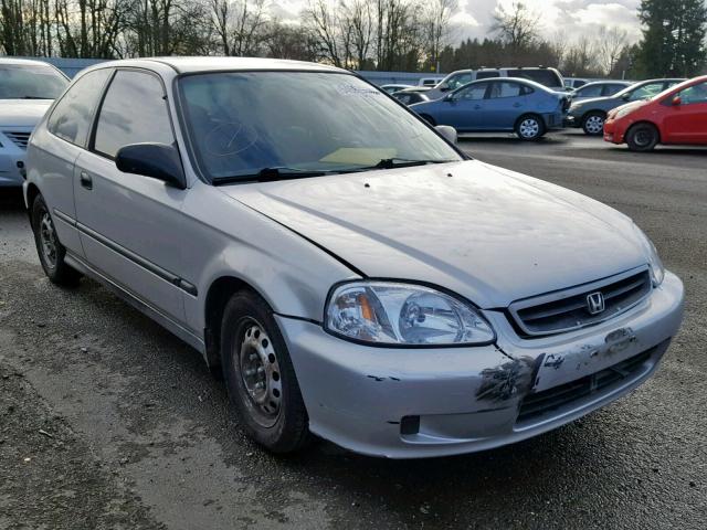 2HGEJ6427YH112871 - 2000 HONDA CIVIC CX SILVER photo 1