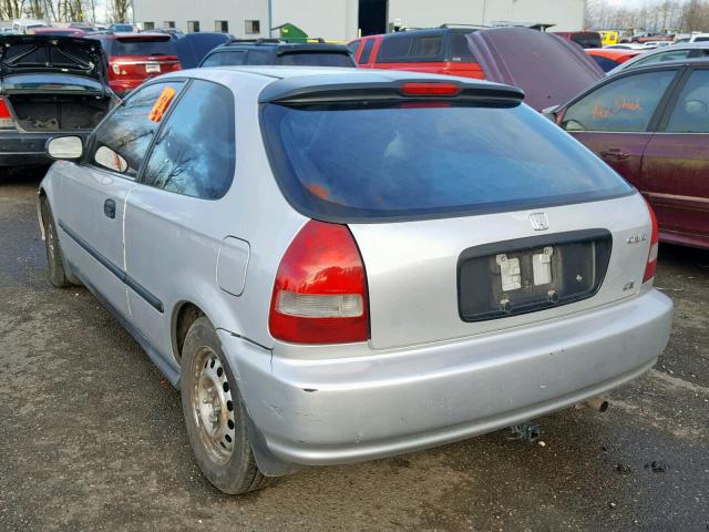 2HGEJ6427YH112871 - 2000 HONDA CIVIC CX SILVER photo 3