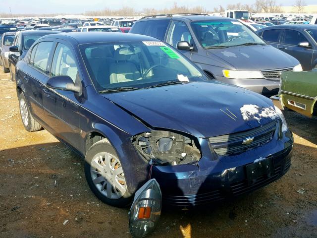 1G1AT58H697125293 - 2009 CHEVROLET COBALT LT BLUE photo 1